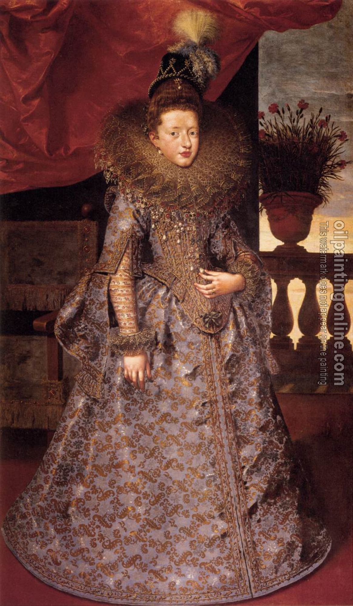 Pourbus, Frans the Younger - Portrait of Margherita Gonzaga